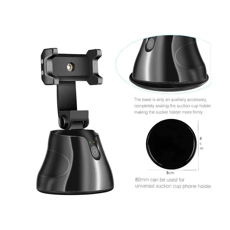 Auto Face Tracking Tripod hohem 360 Smart Shooting Holder Gesture Control No App Required 360 Rotation Selfie Stand